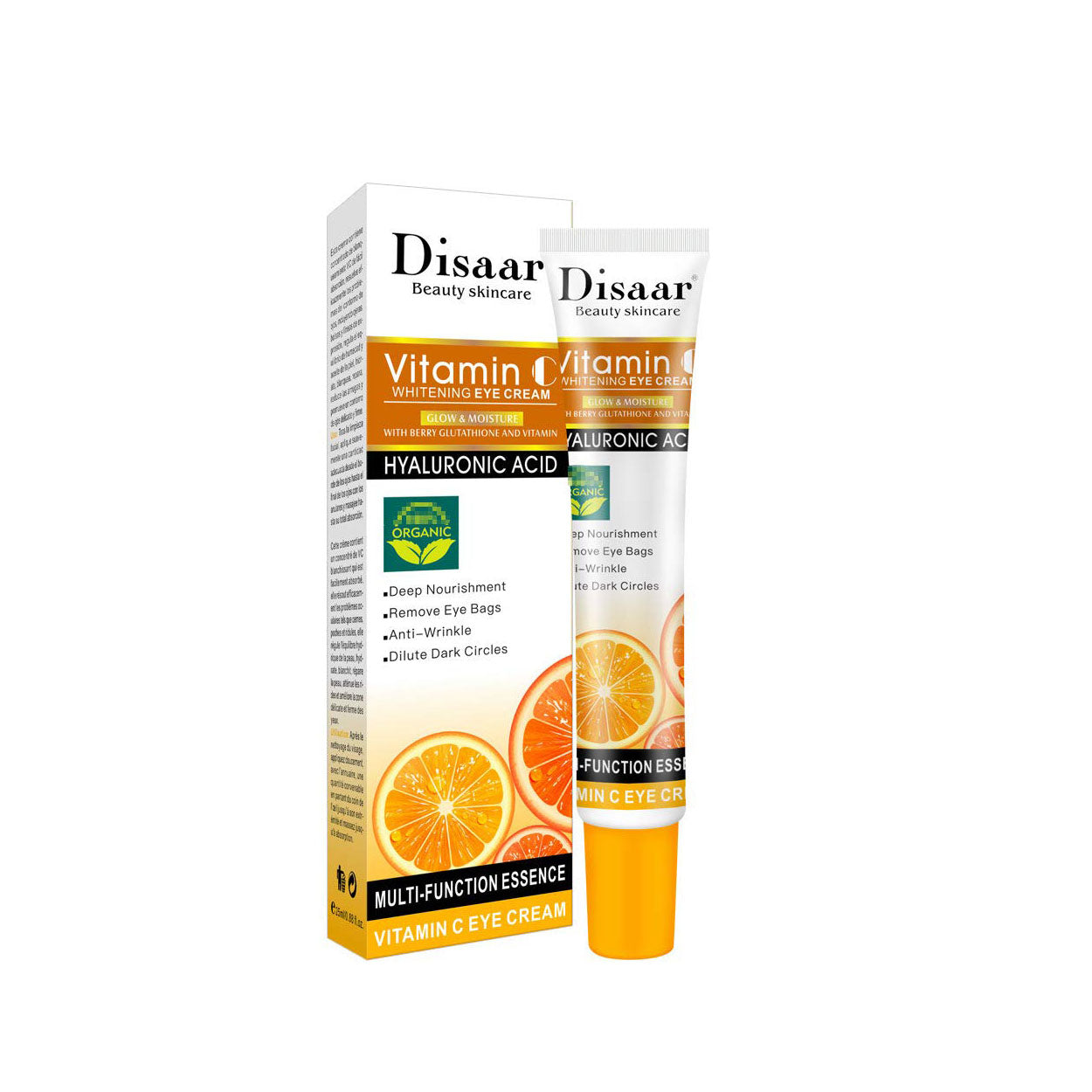 Disaar Vitamin C Whitening Eye Cream With Hyaluronic Acid